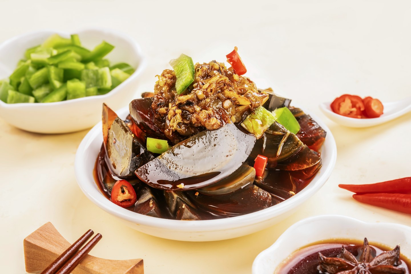 熊大爷产品:烧椒皮蛋