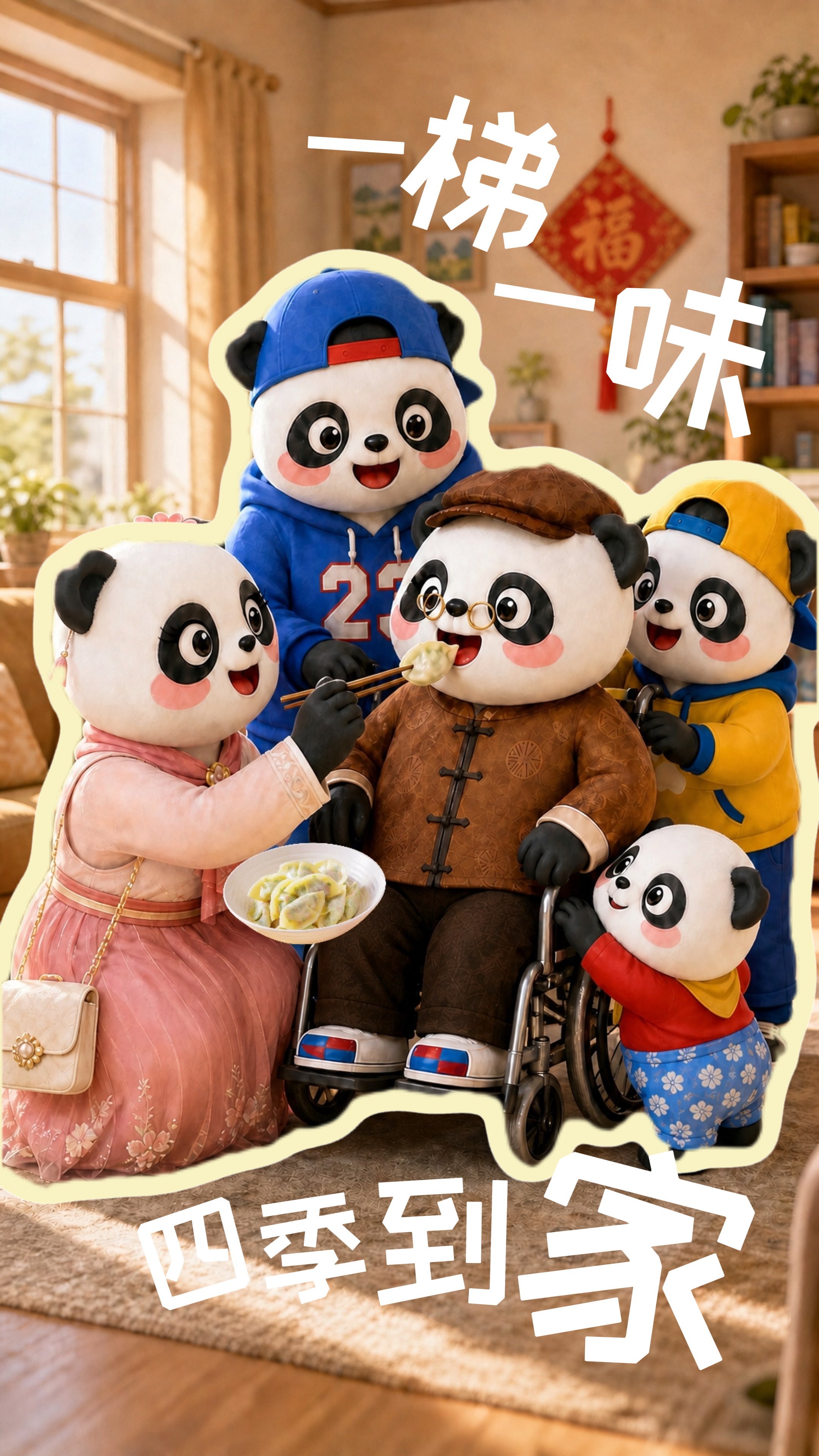 四季轮转，团圆相伴，都在一碗现包饺子里